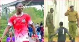Aldrine Kibet scored against Somalia to earn a salute from the AP officer.